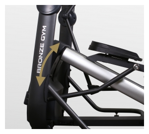 Эллиптический тренажер Bronze Gym E1000M PRO TFT TURBO