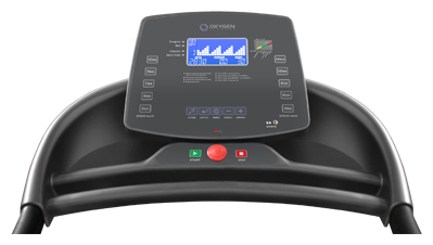 Электрическая беговая дорожка Oxygen Villa Deluxe II ML HRC