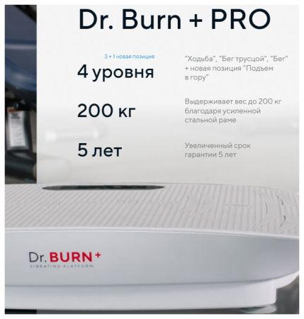 Виброплатформа Ergonova Dr. Burn + PRO