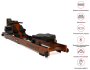 Гребной тренажер UnixFit Wood