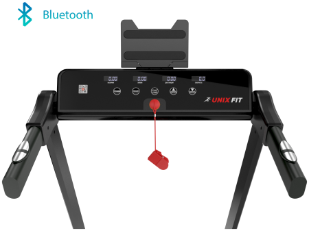 Беговая дорожка + набор для фитнеса UnixFit Hi-tech F1 Dark Storm