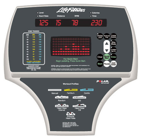 Велоэргометр Life Fitness 93Ri