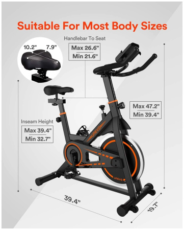 Велотренажер UREVO Indoor Cycling Bike U6