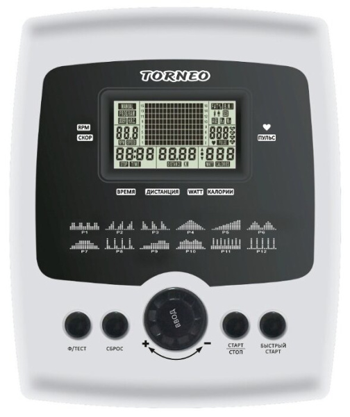 Горизонтальный велотренажер Torneo Siesta B-620