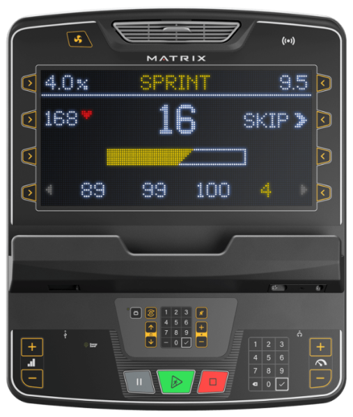 Электрическая беговая дорожка Matrix Performance Plus Premium LED