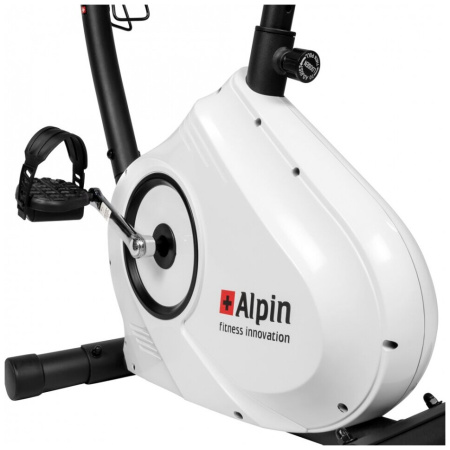 Вертикальный велотренажер Alpin Picco B-180 (белый)
