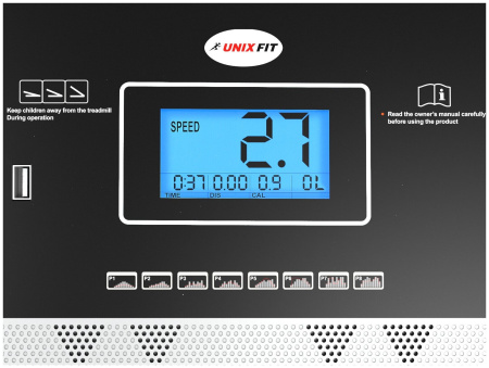 Беговая дорожка c набором для фитнеса UnixFit MX-520R