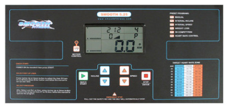 Электрическая беговая дорожка Smooth Fitness 5.25E