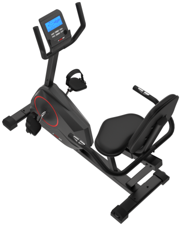 Горизонтальный велотренажер UNIXFIT BR-390Е + аксессуары для фитнеса