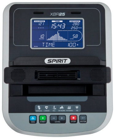 Горизонтальный велотренажер SPIRIT XBR25 (2017)