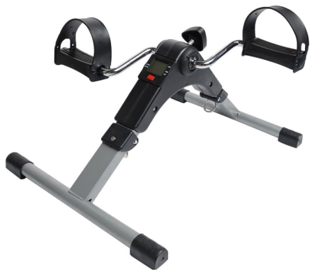 Портативный складной велотренажер с электронным дисплеем URM Bike-Mid