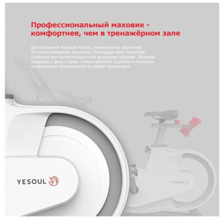 Велотренажер DFC Yesoul BV1-B-21.5 черный