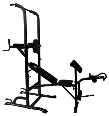 Брусья со скамьей и опциями DFC POWER TOWER G010