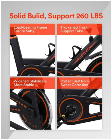 Велотренажер UREVO Indoor Cycling Bike U6