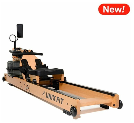 Гребной тренажер водный UnixFit Wood Rower