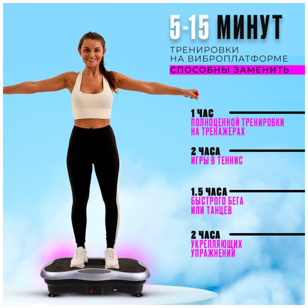 Виброплатформа, Массажер, Виброплатформа для похудения Turver