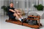 Гребной тренажер водный UnixFit Wood Rower