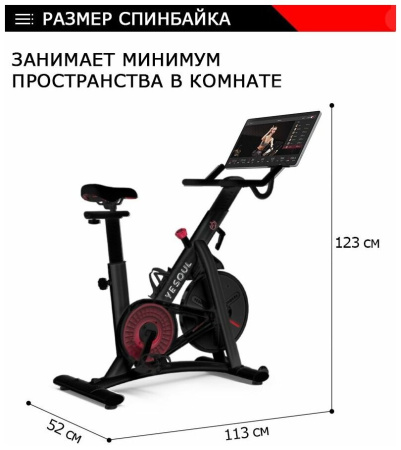 Велотренажер YESOUL BS3-B PRO PLUS