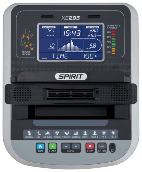 Эллиптический тренажер SPIRIT XE295 (2017)