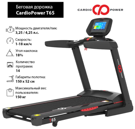 Беговая дорожка CardioPower T65