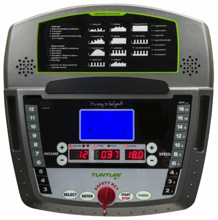 Электрическая беговая дорожка Tunturi Pure Run 2.1