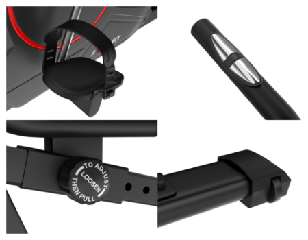 Горизонтальный велотренажер UnixFit BR-390