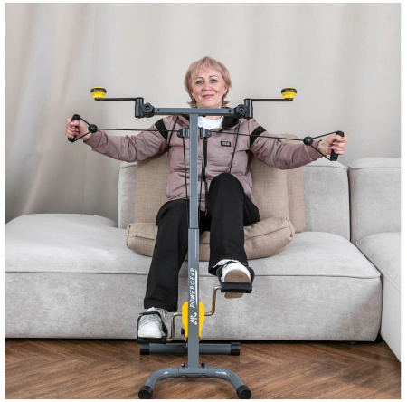 Велотренажер для дома тренажер для ног кардио DFC B810Y