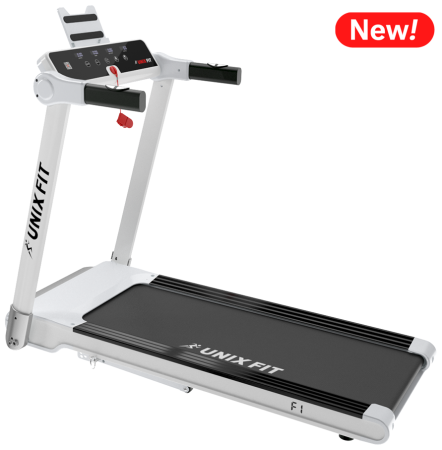 Беговая дорожка + набор для фитнеса UnixFit Hi-tech F1 Arctic Ice