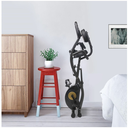 Велотренажер для дома магнитный для ног кардио DFC B3373R