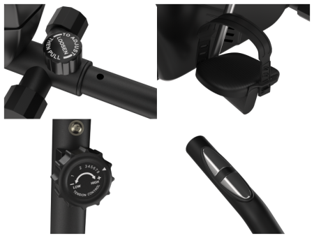 Горизонтальный велотренажер UnixFit BR-340 Compact