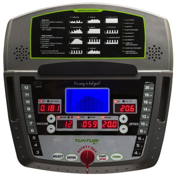 Электрическая беговая дорожка Tunturi Pure Run 3.1