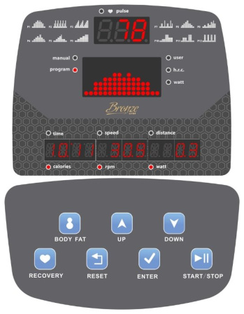 Эллиптический тренажер Bronze Gym E901 Pro