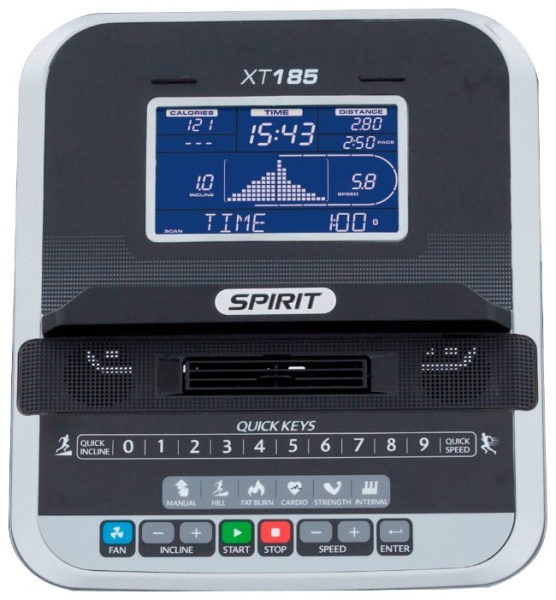 Электрическая беговая дорожка SPIRIT XT185 (2017)