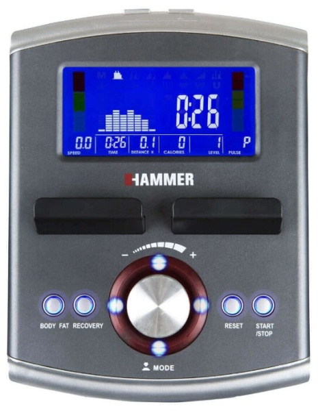 Эллиптический тренажер HAMMER Cross-Motion BT (4128)