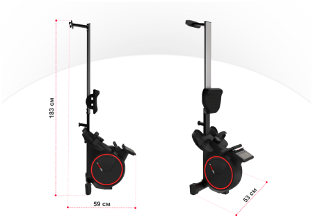 Гребной тренажер+ Коврик UnixFit Techno Rower 410