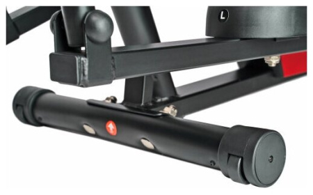 Эллиптический тренажер Sundays Fitness K8309H-1 (черный/красный)