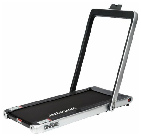 Электрическая Беговая дорожка 2 в 1 VictoryFit VF-X680 Silver