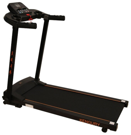 Электрическая беговая дорожка DFC T122B Kengury (черно-оранжевая)