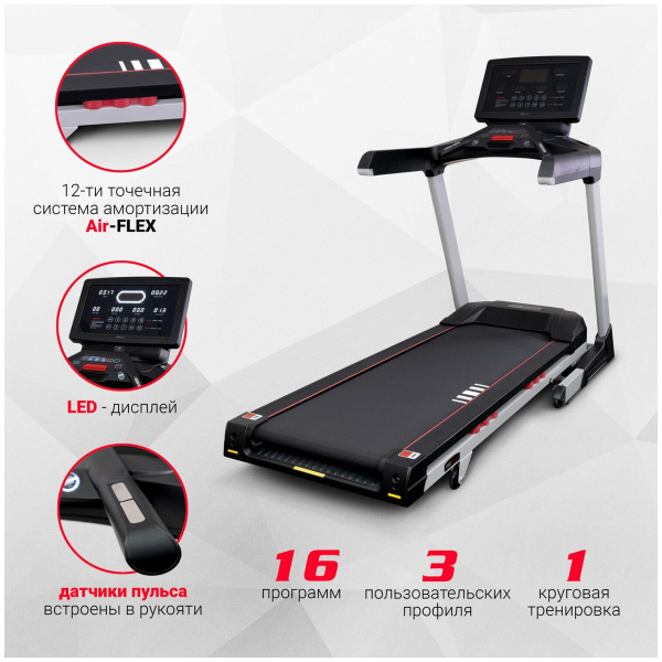 Электрическая беговая дорожка Protrain M20