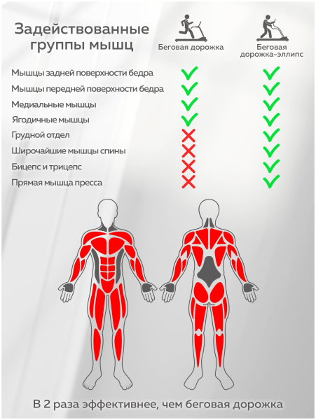 Беговая дорожка-эллипс PLANTA ТМ-500
