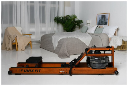 Гребной тренажер UnixFit Wood