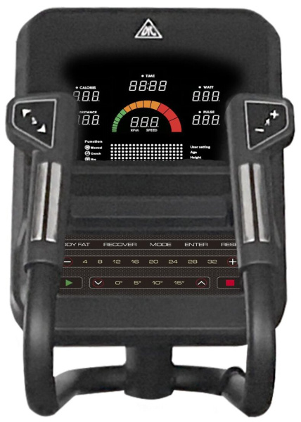 Эллиптический тренажер DFC E112BT магн. эл. привод