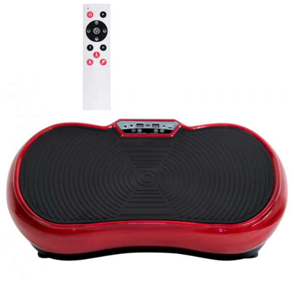 Виброплатформа VictoryFit VF-M200 Red, с эспандером