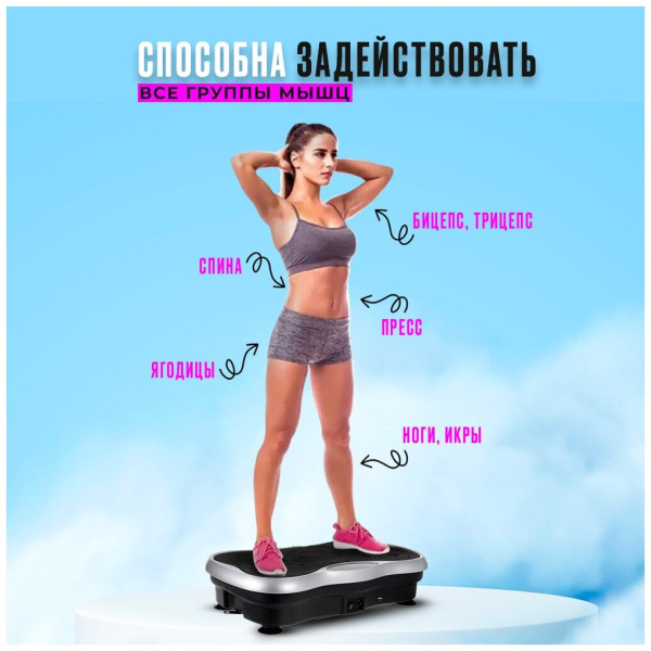 Виброплатформа, Массажер, Виброплатформа для похудения Turver