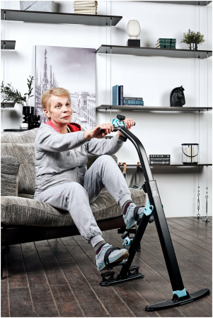 Велотренажер двойной DFC B812 dual bike