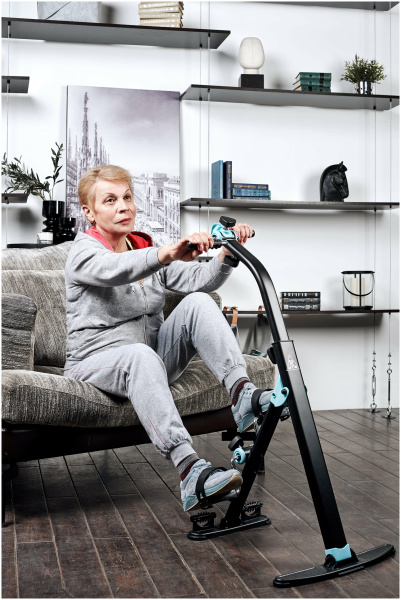 Велотренажер двойной DFC B812 dual bike