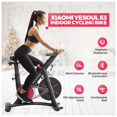 Вертикальный велотренажер YESOUL Smart Spinning bike S3 Pro