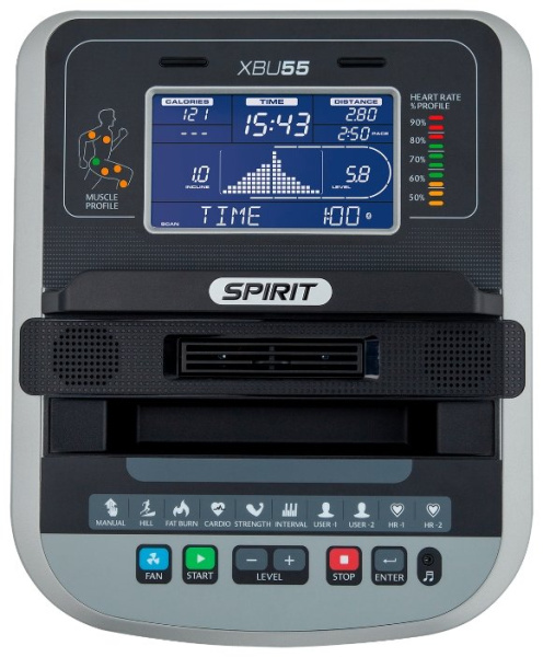 Вертикальный велотренажер SPIRIT XBU55 (2017)