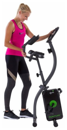 Вертикальный велотренажер Tunturi Cardio Fit B25 X-bike со спинкой
