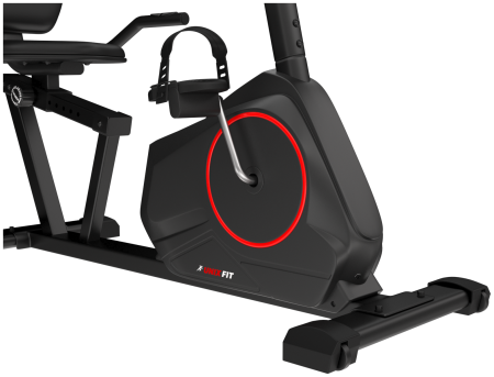Горизонтальный велотренажер UNIXFIT BR-390Е + аксессуары для фитнеса